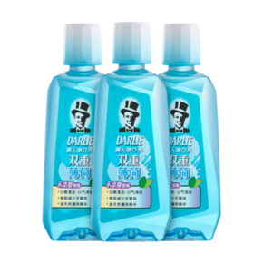 DARLIE 黑人 双重薄荷 漱口水 500ml*3 49.9元（合16.6元/瓶）
