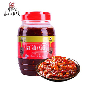 外祖母 红油豆瓣酱1000克 11.8元
