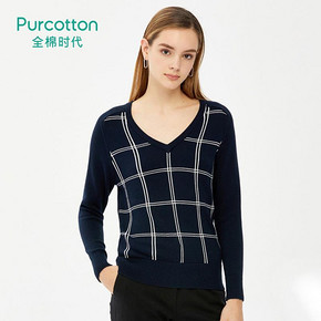 Purcotton 全棉时代 4100590001 女士针织毛衣 139元