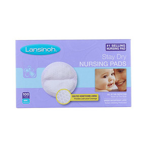 美国Lansinoh兰思诺进口一次性超薄哺乳防溢乳垫100片*2盒 112.27元