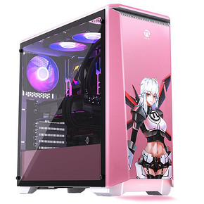 PHANTEKS追风者416PTG粉色款宁小美版游戏电竞直播台式机电脑机箱 499元