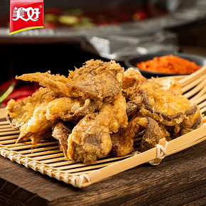 美好酥炸平菇1000g油炸平菇农家休闲小吃加热即食火锅食材私房菜 44.8元
