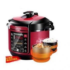 天猫 10点：Midea 美的 MY-QC50A5 电压力锅 5L 129.5元不（前300件）