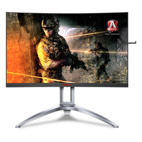 新品发售：AOC 爱攻 AG273FCZE 27英寸 曲面电竞显示器（1080p、1500R、240Hz） 2999