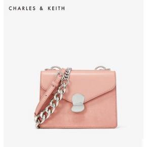 CHARLES&KEITH CK2-80840173-1 粗链条翻盖单肩包 299元包邮