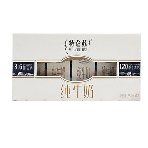 蒙牛 特仑苏 纯牛奶 250ml*12盒 34.9元包邮