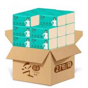 天猫 采琪 原木抽纸 300张 27包 19.9元