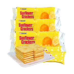 Sunflower向日葵香橙味夹心饼干270g*3包向日葵饼干零食品小吃 *2件 39.9元（合19