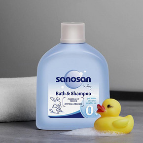 哈罗闪（sanosan） 婴儿二合一洗发沐浴露 50ml *5件 40元（合8元/件）