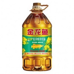 天猫 金龙鱼纯香低芥酸菜籽油5L/瓶 食用油菜油 物理压榨 非转基因 56.9元包