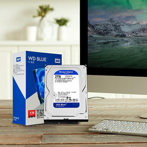 WD 西部数据 Blue系列 256M 5400转速 机械硬盘 2TB 359元包邮