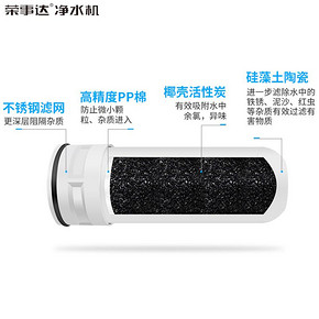 荣事达水龙头净水器陶瓷滤芯家用厨房自来水笼头过滤器通用一支 29.9元