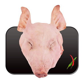 芃大食品 新鲜猪头4500g整个生猪头9斤带骨带耳朵整猪头生猪头肉 228元