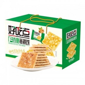 天猫 好吃点 香脆核桃饼 800g *4件 69.8元包邮（折合17.45元/件）