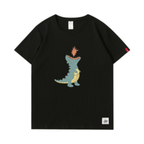 sanduolemen 山岛里美 sd201912129 喷火小恐龙T恤 36.16元包邮