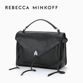Rebecca Minkoff牛皮女士包DARREN流苏时尚单肩斜跨邮差包大号 2639.2元