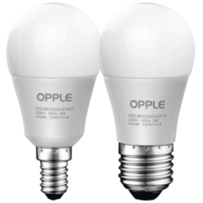 OPPLE 欧普照明 LED灯泡 E27螺口 2.5W 1.6元包邮