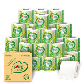 心相印卷纸厕纸4层140g27粒装 50.9元