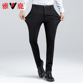 YALU 雅鹿 加绒西裤长裤男士 *4件 296元（合74元/件）