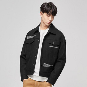 GXG 黑色工装短款夹克 299.5元