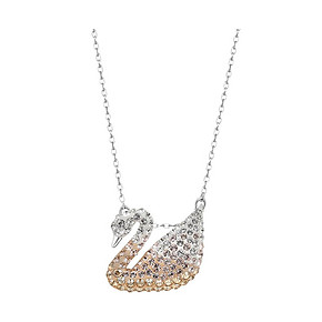 ￥360.05包邮 10日0点前1h立减20：施华洛世奇（SWAROVSKI） 5215038 天鹅锁骨项链 