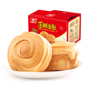 雅客 手撕面包整箱 1000g 19.9元包邮