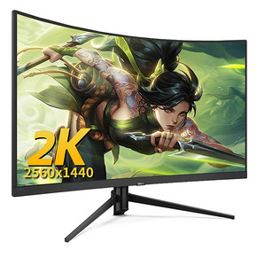 飞利浦（PHILIPS） 325M8C 31.5英寸 2K曲面显示器（1500R） 1779元