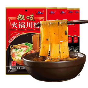 四川椒吱火锅川粉宽粉240g*5袋红薯粉丝粉条土豆粉苕粉火锅粉食材 14.8元