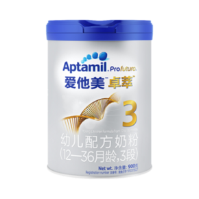 88VIP：Aptamil 爱他美 卓萃 幼儿配方奶粉 3段 900g 227.05元包邮