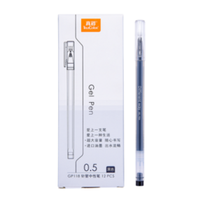 TRUECOLOR 真彩 GP-118 大容量直液式走珠笔 12支 6.9元包邮（需用券）
