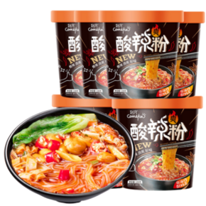 CAFINE 刻凡 网红酸辣粉 130g*8桶 17.9元包邮