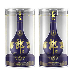 郎酒青花郎陈酿558ml*2瓶 53度酱香型白酒套装婚宴送礼高端白酒 1724.6元