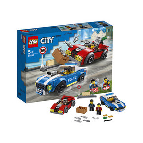 88VIP：LEGO 乐高 城市系列 60242 警察公路大追捕 122.55元包邮包税