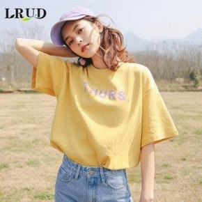 天猫 LRUD 1503995 女士心机短袖T恤 低至24.5元/件