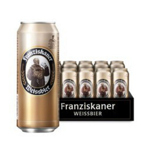 临期品：Franziskaner 范佳乐教士啤酒 500ml*12听装 59元包邮