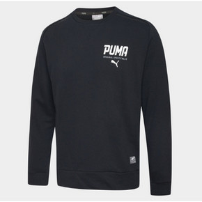 24日0点：PUMA 彪马 STYLE 594103 男子休闲印花圆领卫衣 74元包邮（前1小时，新