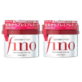 日本松本清 资生堂Fino浸透美容液护发膜230g*2 干枯修复 99.72元