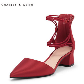 25日0点、61预售： CHARLES&KEITH CK1-60390312 女士尖头凉鞋 低至153.94元（20元定金