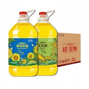 天猫 250点、88VIP： 金龙鱼 阳光葵花籽油 3.618L+玉米油 3.618L *3件 176.47元包邮
