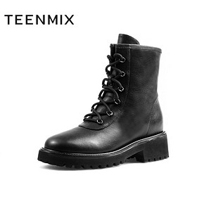 Teenmix 天美意 HB902DD9 女士马丁短靴 268元