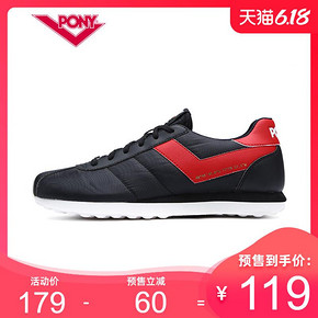 61预售： PONY 波尼 81M1RR01 男女款休闲鞋 ￥119