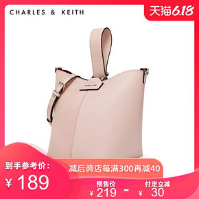 CHARLES＆KEITH 单肩包CK2-50270051斜挎大容量子袋手提包女包 219元