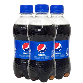 百事可乐300ml*12/24瓶碳酸饮料迷你瓶装可乐汽水饮品 11.8元