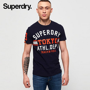 1日0点、61预告： Superdry 极度干燥 SM10109ATM1 男士圆领短袖 99元包邮