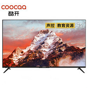 1日0点、61预告： coocaa 酷开 75P50 75英寸 4K液晶电视 2999元包邮