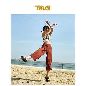 三大户外凉鞋品牌之一 Teva 特拉Terra-Float 皮革绑带 女平底凉鞋 后跟可拆 168