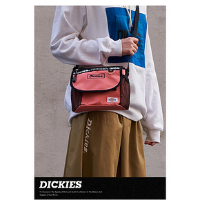 Dickies 时尚LOGO刺绣 斜挎包单肩包 49.5元1日0点抢 限前15分钟