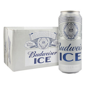 Budweiser 百威 冰啤酒 500ml*18听 84元包邮（下单立减）