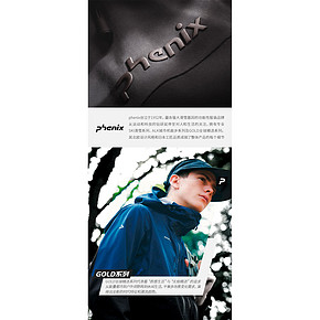 顶级品牌 日本 Phenix 草写Logo 男莱卡弹力棉T恤 119元6.1狂欢价 直降50元 正价39