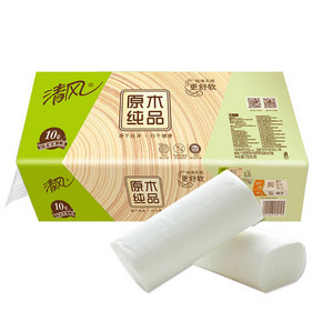 Breeze 清风 原木卷纸 3层*75g*30卷 28.9元包邮